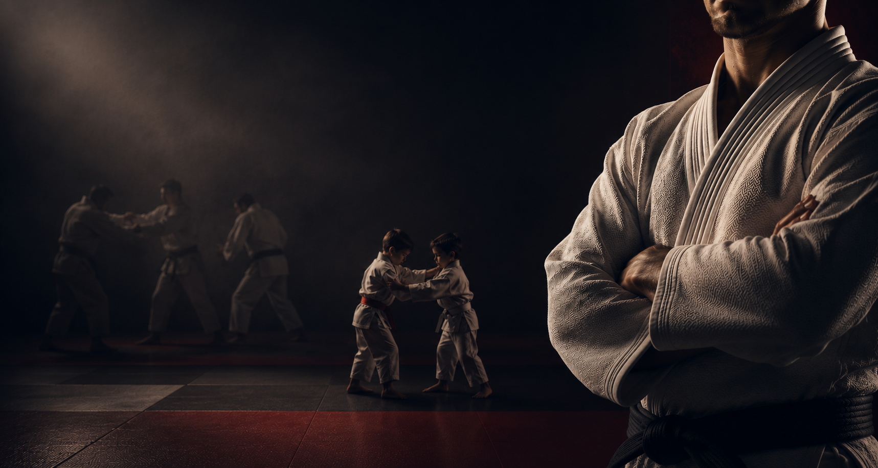 Clase infantil de judo